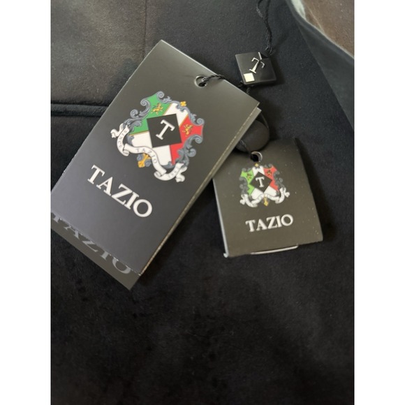 Tazio super 100 Pure wool tuxedo blazer Tux Jacket, Suit Jacket $469 NWT Black - Picture 5 of 13